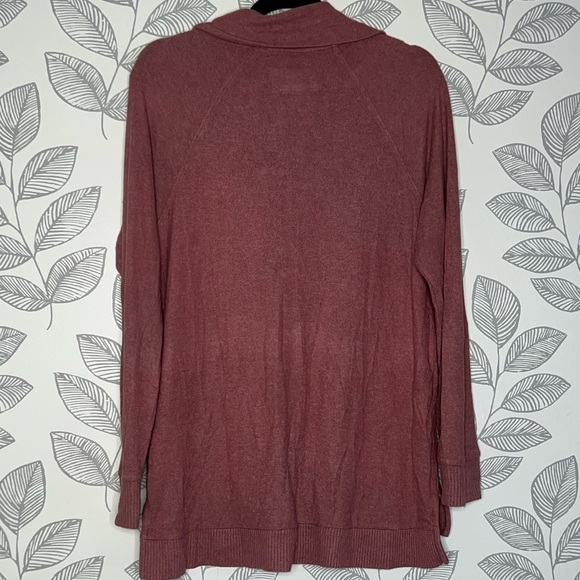 Anthropologie Saturday Sunday Pullover Sweater S Mauve Dusty Pink Rose Soft - Picture 5 of 11